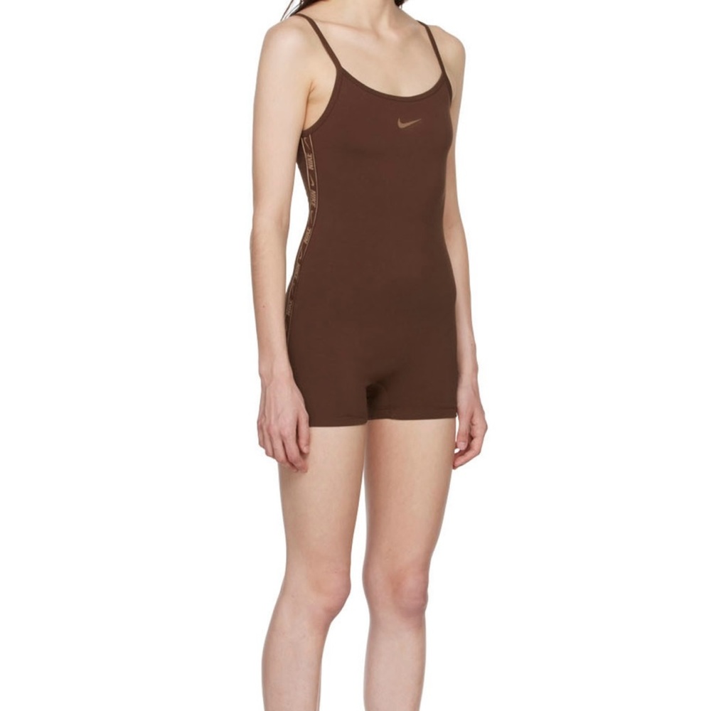 Nike Brown Cotton Jumpsuit